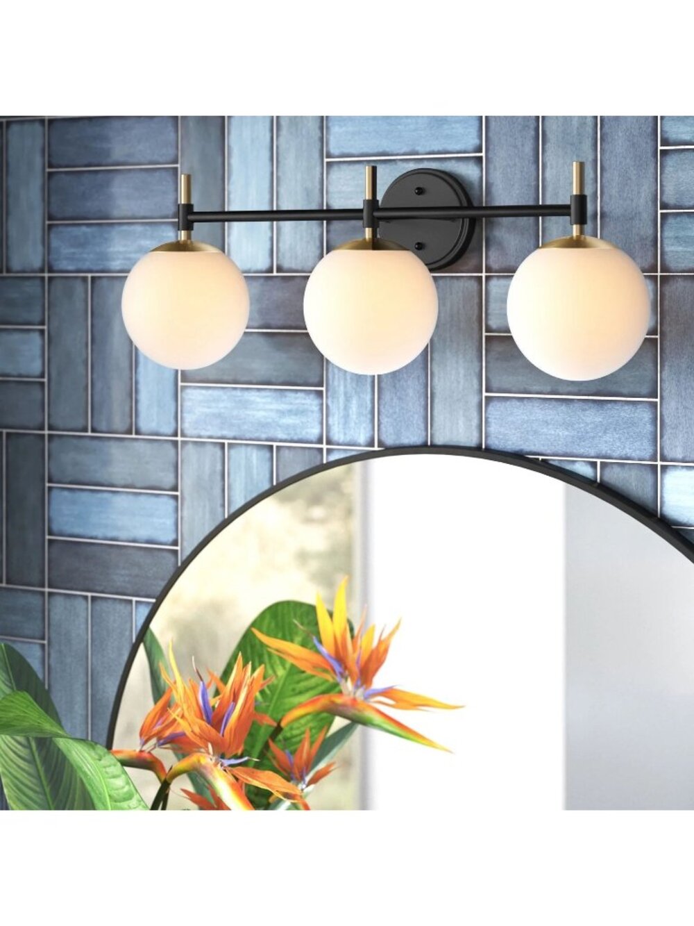 Aparicio Dimmable Bathroom Vanity Light by Mercury Row